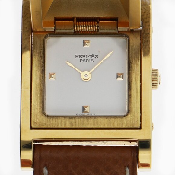 HERMES Watches Stainless Steel/leather Quartz - Picture 1 of 8